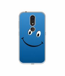 Amazon Brand - Solimo Designer Happy UV Printed Soft Back Case Mobile Cover for Nokia 4.2