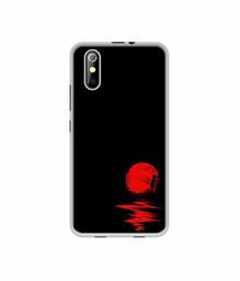 Amazon Brand - Solimo Designer Red Moon UV Printed Soft Back Case Mobile Cover for iKall K200