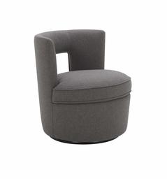 Rivet Slade Contemporary Living Room Accent Swivel Chair, 27