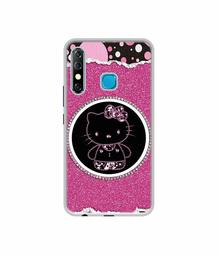 Amazon Brand - Solimo Designer Kitty with Glitter UV Printed Soft Back Case Mobile Cover for Infinix Hot 8