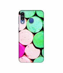 Amazon Brand - Solimo Designer Wax Color 3D Printed Hard Back Case Mobile Cover for Samsung Galaxy M21