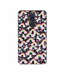 Amazon Brand - Solimo Designer Unicorn Texture UV Printed Soft Back Case Mobile Cover for Huawei Honor 9i