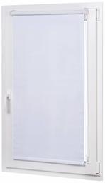 AmazonBasics - Estor opaco y enrollable, con revestimiento de color a juego, 96 x 150 cm, Blanco