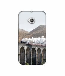 Amazon Brand - Solimo Designer Steam Train 3D Printed Hard Back Case Mobile Cover for Motorola Moto E 2nd Generation