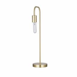 Amazon Brand – Rivet Tubular Table Lamp, Modern Minimal, with Bulb, 26.38