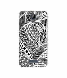 Amazon Brand - Solimo Designer Random White Pattern 3D Printed Hard Back Case Mobile Cover for Gionee P7 Max