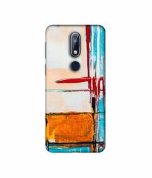 Amazon Brand - Solimo Designer Glass Paint 3D Printed Hard Back Case Mobile Cover for Nokia 7.1