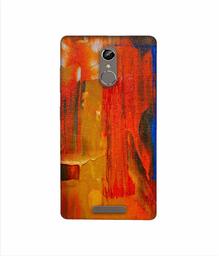 Amazon Brand - Solimo Designer Orange Canvas 3D Printed Hard Back Case Mobile Cover for Gionee S6s