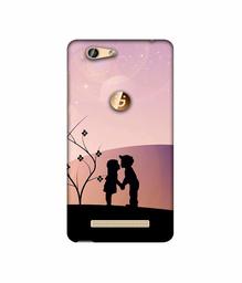 Amazon Brand - Solimo Designer Kiss-ing Couple 3D Printed Hard Back Case Mobile Cover for Gionee F103 Pro