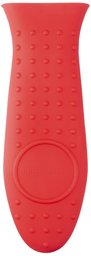 AmazonBasics Silicone Hot Skillet Handle Cover Holder, Red