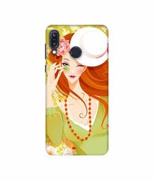 Amazon Brand - Solimo Designer Lady with Hat 3D Printed Hard Back Case Mobile Cover for Asus Zenfone Max M1 ZB555KL