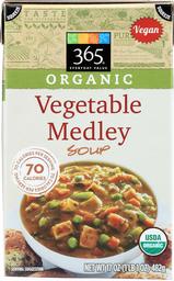 365 Everyday Value, Organic Vegetable Medley Soup, 17 oz