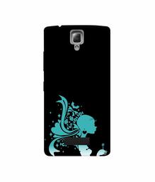 Amazon Brand - Solimo Designer Lady Vector N 3D Printed Hard Back Case Mobile Cover for Lenovo A2010