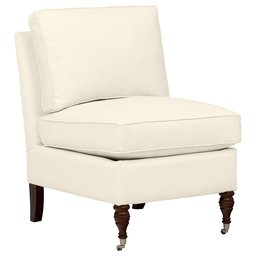 Amazon Brand – Stone & Beam Elmore Pillow-Top Armless Accent Chair, 24