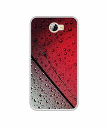 Amazon Brand - Solimo Designer Water Drop On Glass UV Printed Soft Back Case Mobile Cover for Huawei Honor Bee 4G