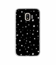 Amazon Brand - Solimo Designer Sperking Stars UV Printed Soft Back Case Mobile Cover for Samsung Galaxy J4