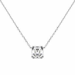 [Find] Amazon Collection Platinum Plated Sterling Silver Clear Aska -kattokyu-bikkuzirukoniatye-npendanto Pendant jep00414 _ 120cl00qd00 