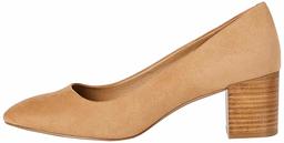 FIND. Women's #_Cara-1A Closed-Toe Pumps, Brown Camel, 5 UK