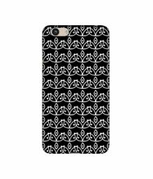 Amazon Brand - Solimo Designer White Flowers Pattern 3D Printed Hard Back Case Mobile Cover for Vivo Y53