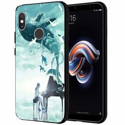 Amazon Brand - Solimo Designer Ocean Whale Hard Back Case Mobile Cover for Redmi Note 5 Pro (D1253)