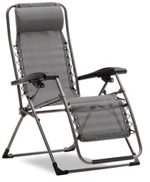 Strathwood Basics Anti-Gravity Adjustable Recliner Chair, Gray