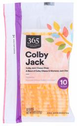 365 by Whole Foods Market, Cheese Slices, Colby Jack (10 Slices), 8 Ounce