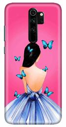 Amazon Brand - Solimo Designer Girl Design 3D Printed Hard Back Case Mobile Cover for Xiaomi Redmi Note 8 Pro