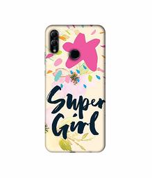 Amazon Brand - Solimo Designer Super Girl 3D Printed Hard Back Case Mobile Cover for Honor 10 Lite