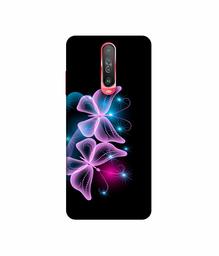 Amazon Brand - Solimo Designer Butterflies Neon Light 3D Printed Hard Back Case Mobile Cover for Poco X2 / Mi Redmi K30