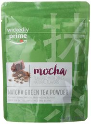 Wickedly Prime Matcha Green Tea Powder, Mocha Flavored, Culinary Grade, 2 Ounce