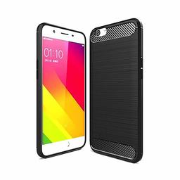 Amazon Brand - Solimo Protective Mobile Cover (Soft and Flexible Back Case) for Oppo A71 (Black)