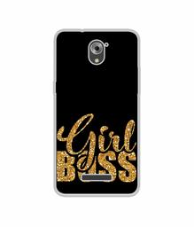 Amazon Brand - Solimo Designer Sparkle Girl Boss UV Printed Soft Back Case Mobile Cover for Coolpad Mega 3