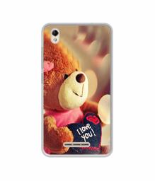 Amazon Brand - Solimo Designer Teddy Bear UV Printed Soft Back Case Mobile Cover for Lava Z60