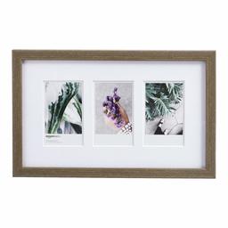 AmazonBasics Photo Frame for use with Instax - 3-Opening - 3.25