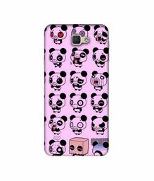 Amazon Brand - Solimo Designer Panda Experation 3D Printed Hard Back Case Mobile Cover for Samsung Galaxy J5 Prime