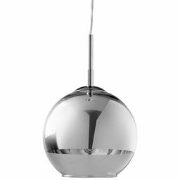 Amazon Brand – Rivet Hugh Mid-Century Modern Round Pendant Chandelier Ceiling Light, Bulb Included, 12-60