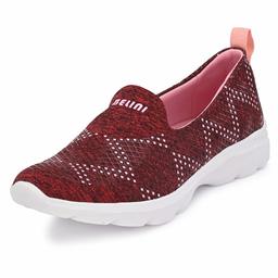 Belini Women's Mehroon Running Shoes-3 UK (36 EU) (BS 123MEHROON3)