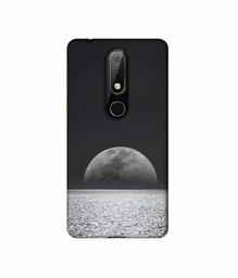 Amazon Brand - Solimo Designer Half Moon View 3D Printed Hard Back Case Mobile Cover for Nokia 6.1 Plus