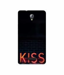 Amazon Brand - Solimo Designer Kiss 3D Printed Hard Back Case Mobile Cover for Micromax Canvas Pace 4G Q416