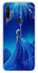 Amazon Brand - Solimo Designer Multicolor Girl Blue Design Printed Soft Back Case Mobile Cover for Huawei Honor 9X