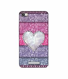 Amazon Brand - Solimo Designer Stone Heart 3D Printed Hard Back Case Mobile Cover for Lava Iris X8