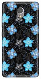 Amazon Brand - Solimo Designer Blue Flower Design 3D Printed Hard Back Case Mobile Cover for Lenovo P2