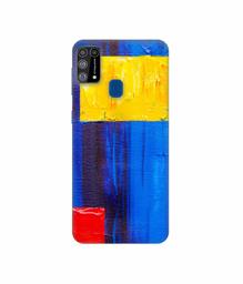 Amazon Brand - Solimo Designer Rectangle On Canvas 3D Printed Hard Back Case Mobile Cover for Samsung Galaxy M31