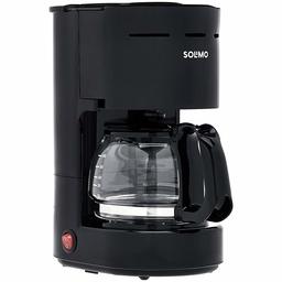 (Renewed) Amazon Brand - Solimo Zing Coffee Maker, Black (Ideal for Black coffee, Makes 4-6 Cups)