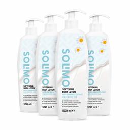 Amazon-merk: Solimo vochtinbrengende bodylotion met amandel- en honingextract. Weekmakers – met kamille-extract (gevoelige huid).