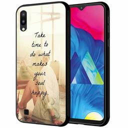 Amazon Brand - Solimo Designer Make Your Soul Happy Printed Hard Back Case Mobile Cover for Samsung Galaxy M10 (D1233)