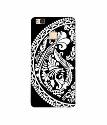 Amazon Brand - Solimo Designer Half Circle Rangoli 3D Printed Hard Back Case Mobile Cover for Huawei P9 lite