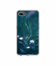 Amazon Brand - Solimo Designer White Flower UV Printed Soft Back Case Mobile Cover for Oppo A1K