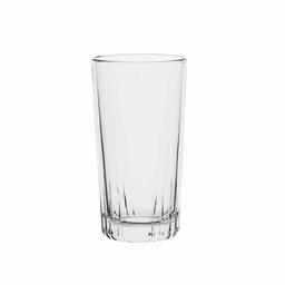 AmazonCommercial Highball Drinking Glasses, Barware Glass Tumbler, 381.5 ml, Set of 6