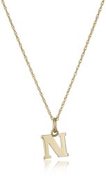 14k Yellow Gold-Filled Letter 